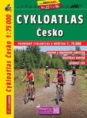 Cykloatlas Česko 1:75 000 - VÝPRODEJ