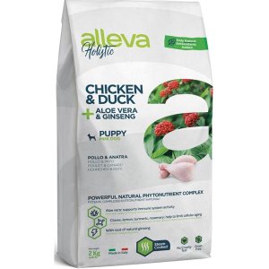 ALLEVA HOLISTIC Dog Dry Puppy/Junior Chicken Mini 2kg - VÝPRODEJ