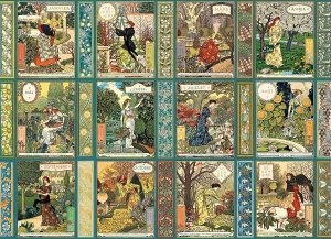 COBBLE HILL Puzzle Jardiniere: Zahradnický kalendář 1000 dílků - VÝPRODEJ