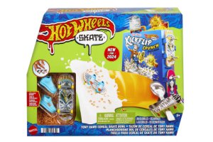 Hot Wheels Skates cereáliový fingerboard skatepark HTP09 TV - VÝPRODEJ