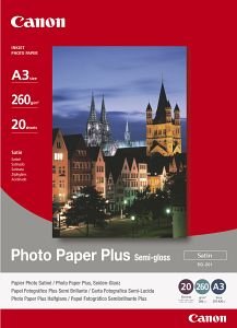 Canon fotopapír SG-201 - A3+ - 260g/m2 - 20 listů - pololesklý - VÝPRODEJ
