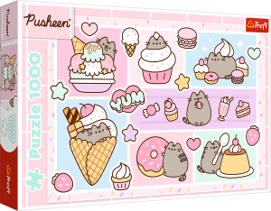 TREFL Puzzle Sladká Pusheen 1000 dílků - VÝPRODEJ