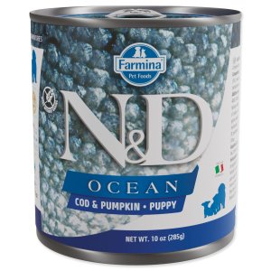 Konzerva N&D Puppy Ocean Cod & Pumpkin 285g - VÝPRODEJ