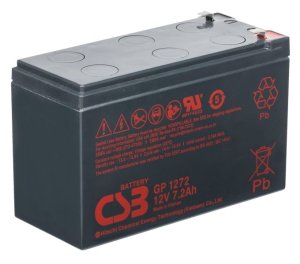 CSB Pb záložní akumulátor VRLA AGM 12V/7,2Ah (GP1272 F2) - VÝPRODEJ