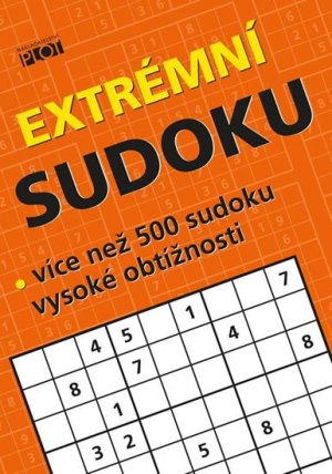 Extrémní sudoku - Více než 500 sudoku nejvyšší obtížnosti - VÝPRODEJ