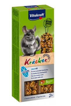 Vitakraft Rodent Kräcker Chinchilla Calcium tyč 2ks - VÝPRODEJ