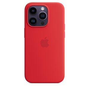 iPhone 14 Pro Silicone Case with MS - (PRODUCT)RED - VÝPRODEJ