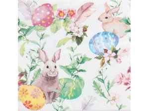 Ubrousky 20ks Boho Easter 33x33 cm - VÝPRODEJ