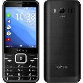 MYPHONE Up Smart LTE BLACK myPhone - VÝPRODEJ