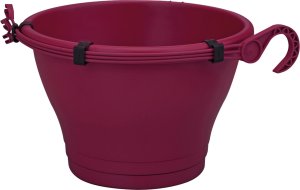 Elho květináč Corsica Hanging Basket - cherry 30 cm - VÝPRODEJ
