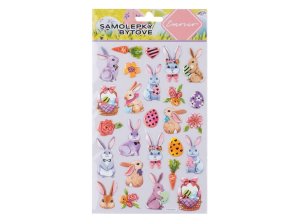 Samolepky na vajíčka 250x145mm, Zajíčci - VÝPRODEJ