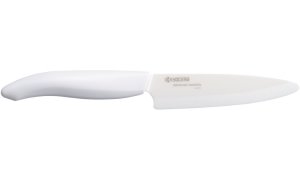 KYOCERA keramický nůž na ovoce a zeleninu s bílou čepelí 11 cm, bílá rukojeť - VÝPRODEJ