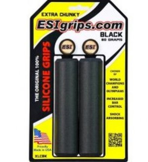 Gripy ESI Chunky Extra černé - VÝPRODEJ