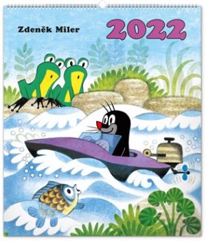 Nástěnný kalendář Krteček 2022 - VÝPRODEJ