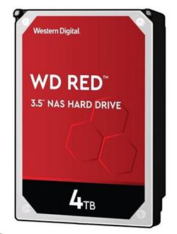 WD HDD Red 3.5'' 4TB - 5400rpm/SATA-III/256MB - VÝPRODEJ