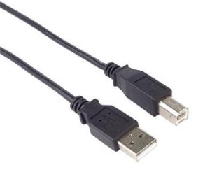 PremiumCord Kabel USB 2.0, A-B, 0.5m barva černá - VÝPRODEJ