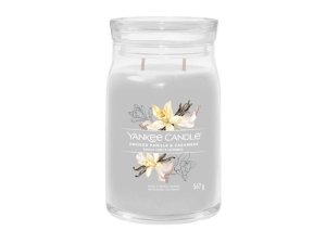 Aromatická svíčka Signature sklo velké Smoked Vanilla & Cashmere 567 g - VÝPRODEJ