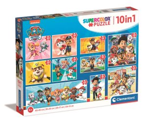 CLEMENTONI Puzzle Tlapková patrola 10v1 - VÝPRODEJ