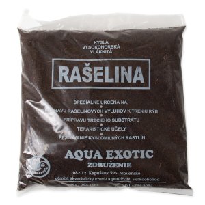 Náplň Aqua Exotic rašelina vláknitá 150g - VÝPRODEJ