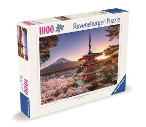 Puzzle Rozkvetlé třešně v Japonsku 1000 dílků - VÝPRODEJ