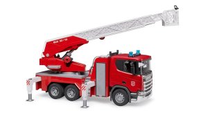 Záchranná auta - Scania Super 560R Požární auto s žebříkem a vodní pumpou - VÝPRODEJ