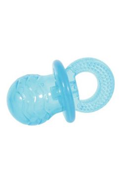 Hračka pes PACIFIER TPR POP dudlík 10cm tyrkys Zolux - VÝPRODEJ