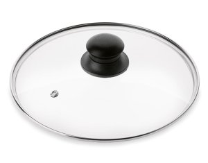 Poklice sklo ¤16cm s rámkem a výpustníkem - VÝPRODEJ