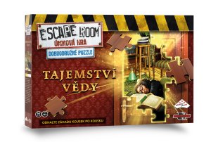 ESCAPE ROOM: Dobrodružné puzzle - Tajemství vědy. - VÝPRODEJ