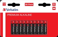 Verbatim AAA Alkalická Baterie 20 Pack / LR03 49876 - VÝPRODEJ