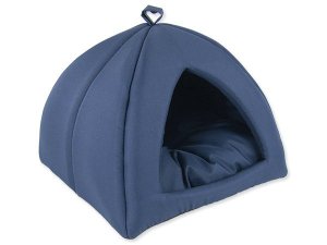 Kukaň Dog Fantasy Basic tmavě modrá 62x62x52cm - VÝPRODEJ