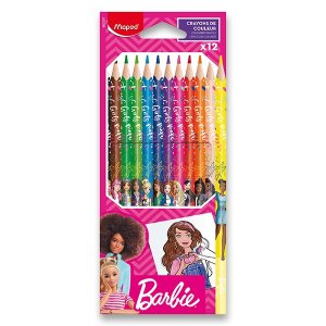 Pastelky Maped Barbie - 12 barev - VÝPRODEJ