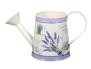 Konvička LAVENDER DE PROVENCE plechová d11x24x12cm - VÝPRODEJ